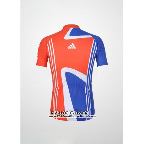 2012 Maillot Ciclismo Sky Champion Regno Unito Orange et Bleu Manches Courtes et Cuissard